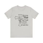 Faith-Inspired Unisex Short Sleeve Tee, Inspirational Shirt, Christian Apparel, Religious Gifts, Scripture T-Shirt