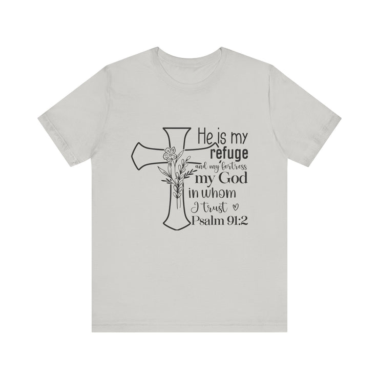 Faith-Inspired Unisex Short Sleeve Tee, Inspirational Shirt, Christian Apparel, Religious Gifts, Scripture T-Shirt