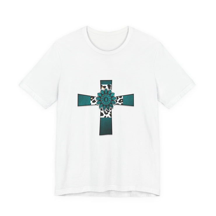 Stylish Religious Cross Tee, Unisex Trendy Shirt for Faith & Inspiration, Perfect Gift for Easter, Baptism, or Everyday Wear