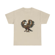 Eagle Graphic Tee, Unisex Heavy Cotton Shirt, Animal Lover Gift, Nature T-Shirt, Wildlife Apparel, Casual Daily Wear