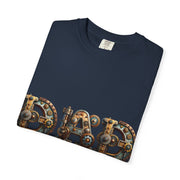 Dad Themed Garment-Dyed T-Shirt, Unique Gift for Father's Day, Casual Wear, Perfect for Dads, Everyday Comfort Tee