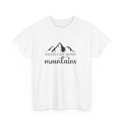 Faith Unisex Heavy Cotton Tee, Inspirational Shirt, Gift for Believers, Faith-Based Apparel, Motivational Top, Christian Tee