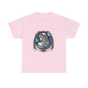 Mystical Moon Goddess Tee - Unisex Heavy Cotton Tee, Celestial Shirt, Boho Fashion, Witchy Clothing, Gift for Her