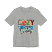 Cozy Winter Vibes Tee, Unisex Christmas T-Shirt, Holiday Gift, Winter Apparel,