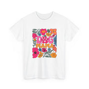 Dog Mama Floral Tee, Cute Dog Mom T-Shirt, Flower Design Unisex Cotton Shirt, Pet Lover Gift,