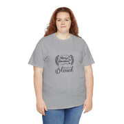 Merry Christmas Tee, Holiday Shirt, Simple Blessing Tee, Unisex Gift, Festive Apparel for Christmas