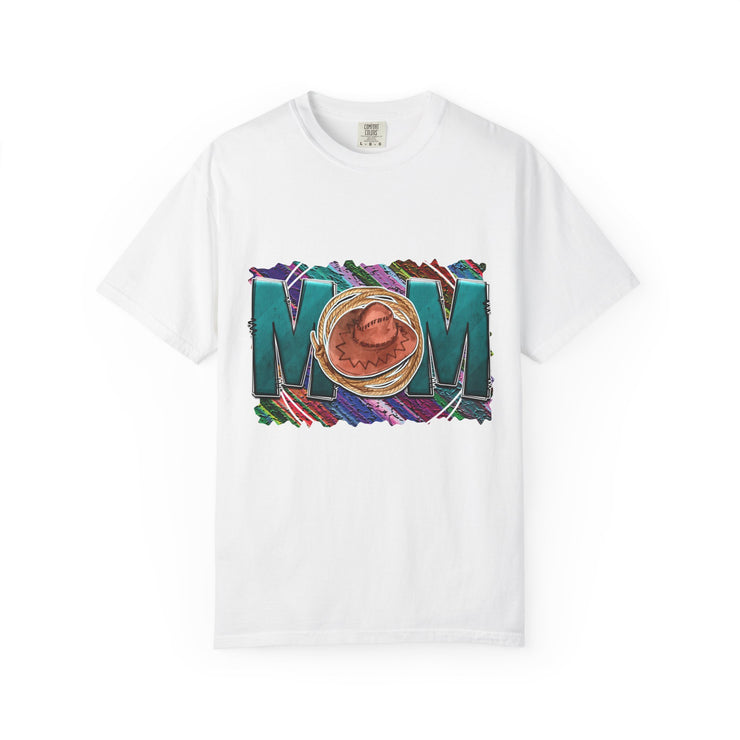 Mom-Themed Unisex Garment-Dyed T-shirt, Gift for Mothers Day, Birthday, Family Gatherings, Casual Wear, Mothers Day Design