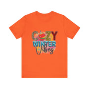 Cozy Winter Vibes Tee, Unisex Christmas T-Shirt, Holiday Gift, Winter Apparel,