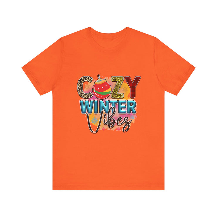 Cozy Winter Vibes Tee, Unisex Christmas T-Shirt, Holiday Gift, Winter Apparel,