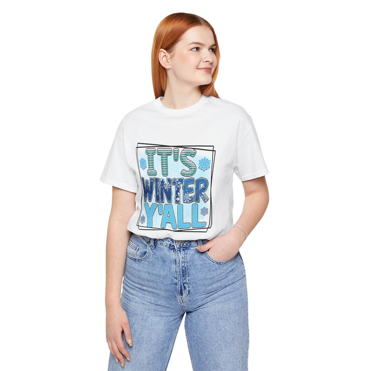 Winter Wonderland Unisex Tee, Cozy Winter Shirt, Holiday Gift for Friends, Seasonal Apparel, Cute Winter Graphic Tee