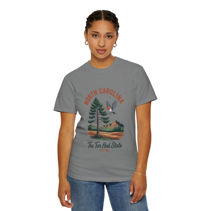 North Carolina Graphic T-Shirt | Tar Heel State Apparel | Unisex Casual Wear