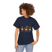 Unisex Heavy Cotton Tee, Funny T-Shirt, Cute Gift, Casual Wear, Gnome Lovers, Birthday Gift, Nature Enthusiast