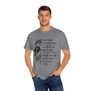 Faith-Inspired Unisex T-Shirt, Inspirational Quote Tee, Confidence T-Shirt, Biblical Verse Apparel, Casual Faith Clothing, Motivational Design Christain Design,