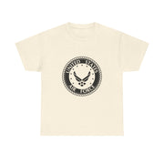 Unisex Heavy Cotton Tee with United States Air Force Design, Military Gifts, Veteran Apparel, Patriotic T-Shirt, Air Force Merchandise