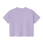 Floral Glam Women's Boxy Tee, Summer Casual Top, Gift for Her, Party Wear, Trendy Graphic Shirt Women T-Shirt