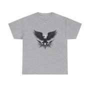 Bold Eagle Graphic Tee, Unisex Heavy Cotton T-Shirt, Wildlife Art Shirt, Nature Lover Gift, Casual Style Top