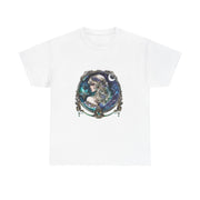 Mystical Moon Goddess Tee - Unisex Heavy Cotton Tee, Celestial Shirt, Boho Fashion, Witchy Clothing, Gift for Her