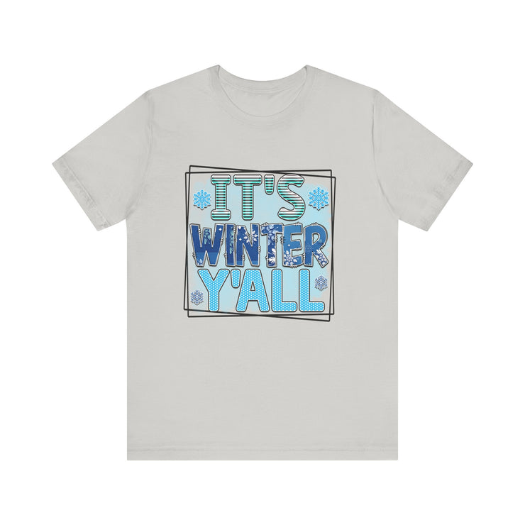 Winter Wonderland Unisex Tee, Cozy Winter Shirt, Holiday Gift for Friends, Seasonal Apparel, Cute Winter Graphic Tee