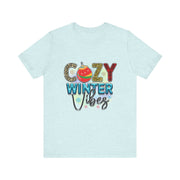 Cozy Winter Vibes Tee, Unisex Christmas T-Shirt, Holiday Gift, Winter Apparel,