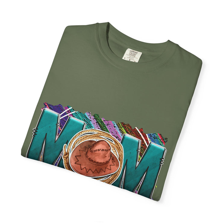 Mom-Themed Unisex Garment-Dyed T-shirt, Gift for Mothers Day, Birthday, Family Gatherings, Casual Wear, Mothers Day Design