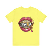 Glamorous Money Lips Tee, Trendy Graphic Shirt, Fashion Statement Tee, Gift for Her, Casual Streetwear